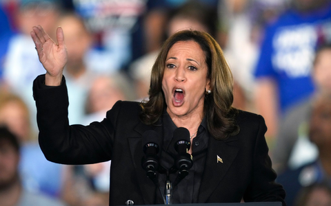 Harris hält Trump für zunehmend instabil.  - Foto: Matt Rourke/AP/dpa