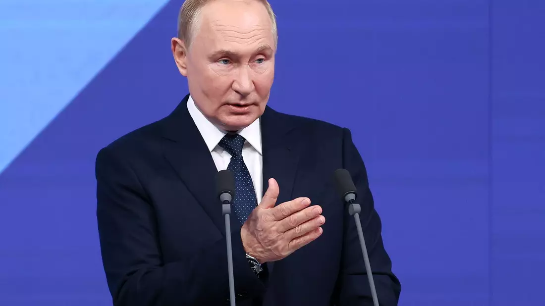 Putin hat dem Westen gedroht. (Archivbild) - Bild: Sergei Karpukhin/Pool Sputnik Kremlin/AP/dpa