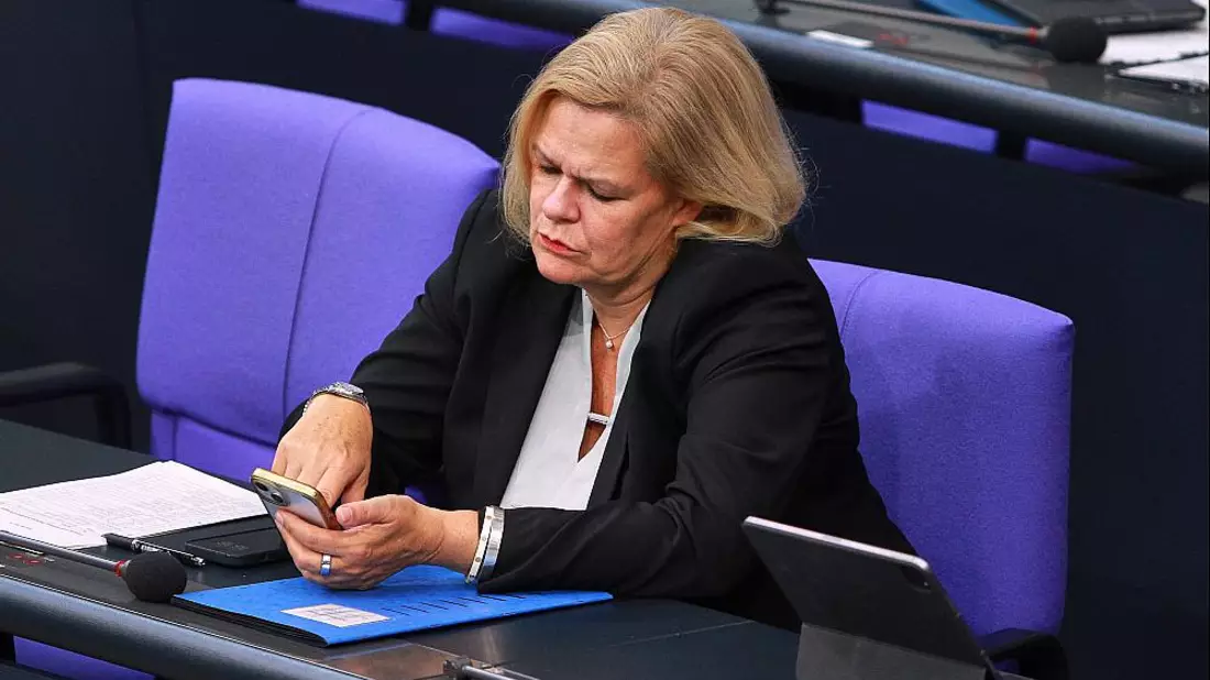 Nancy Faeser am 12.09.2024 - Bild: über dts Nachrichtenagentur