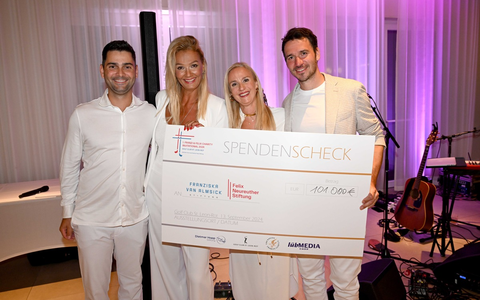 1. Franzi & Felix Invitational 2024 im Golf Club St. Leon-Rot: Franziska van Almsick und Felix Neureuther sammeln bei ihrem gemeinsamen Charity Golfturnier 101.000 Euro für Kinder - Foto: presseportal.de 1. Franzi & Felix Invitational 2024 im Golf Club St. Leon-Rot: Franziska van Almsick und Felix Neureuther sammeln bei ihrem gemeinsamen Charity Golfturnier 101.000 Euro für Kinder - Foto: presseportal.de