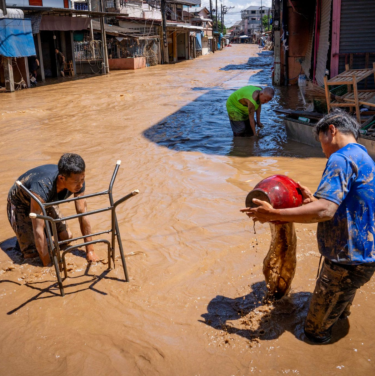 In Nordthailand gibt es schwere Überschwemmungen. - Foto: Adryel Talamantes/ZUMA Press Wire/dpa