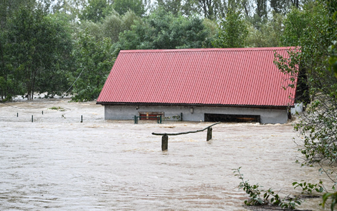 In Polen sorgen Unwetter weiterhin für massive Überschwemmungen. (Foto aktuell) - Foto: Maciej Kulczynski/PAP/dpa