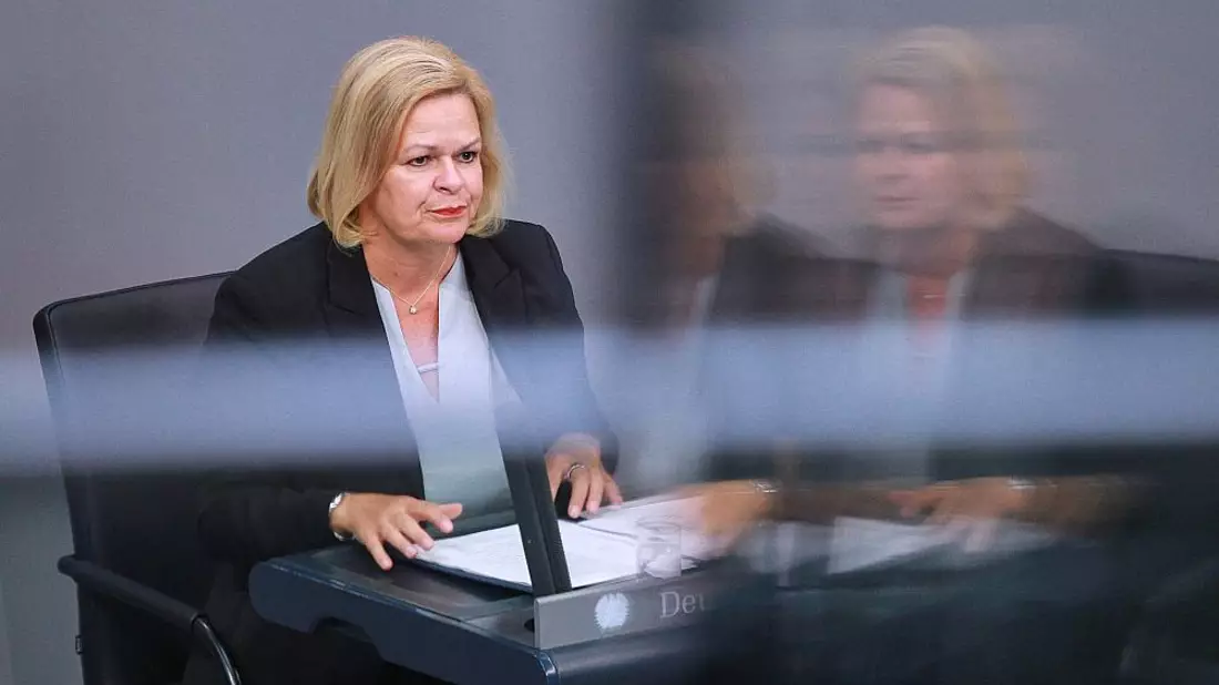 Nancy Faeser (Archiv) - Bild: über dts Nachrichtenagentur