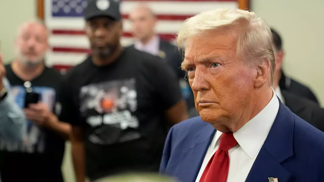 Trumps Wahlkampfteam teilte keine weiteren Details mit. (Archivbild) - Bild: Alex Brandon/AP/dpa