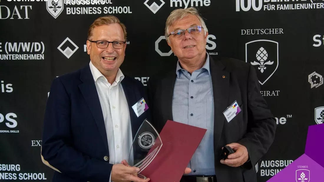 Klaus-Peter Stöppler als TOP INTERIM 2024 ausgezeichnet - Bild: presseportal.de