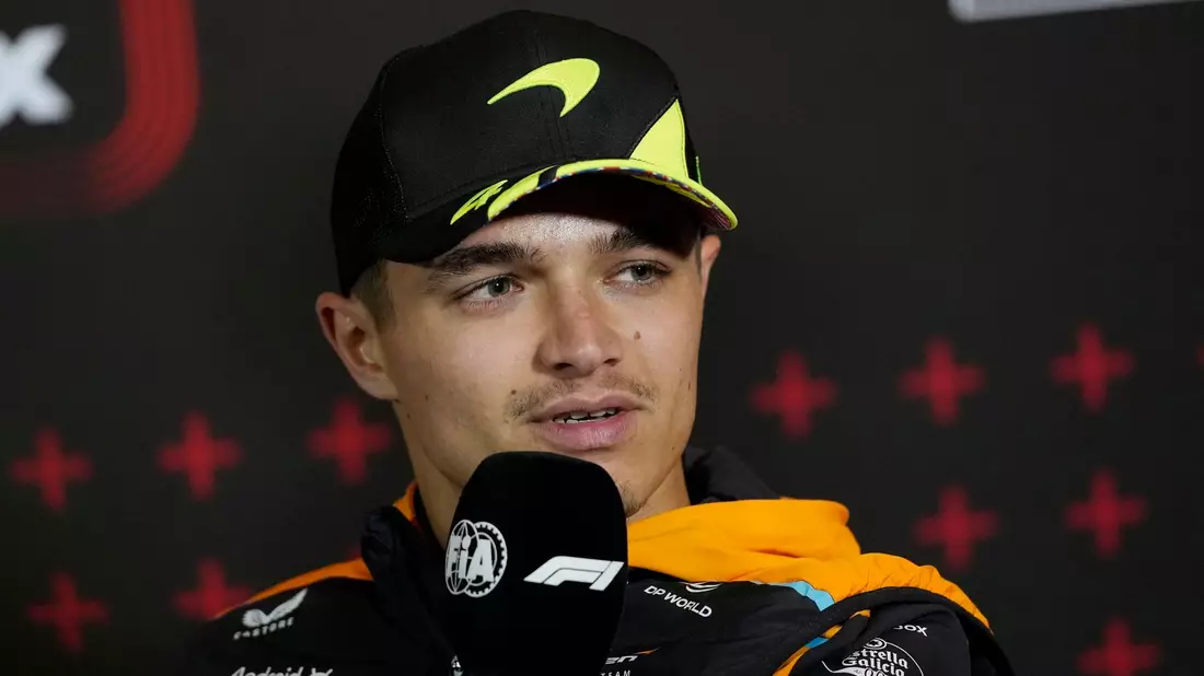 Für Lando Norris war das Rennen in Baku trotz toller Aufholjagd eine verpasste Gelegenheit im Titelkampf. - Bild: Luca Bruno/AP/dpa