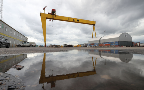 In der Werft wurde die «Titanic» gebaut. (Archivbild) - Foto: Liam Mcburney/PA Wire/dpa
