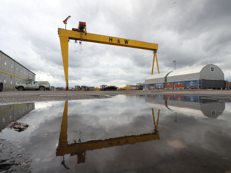 In der Werft wurde die «Titanic» gebaut. (Archivbild) - Foto: Liam Mcburney/PA Wire/dpa
