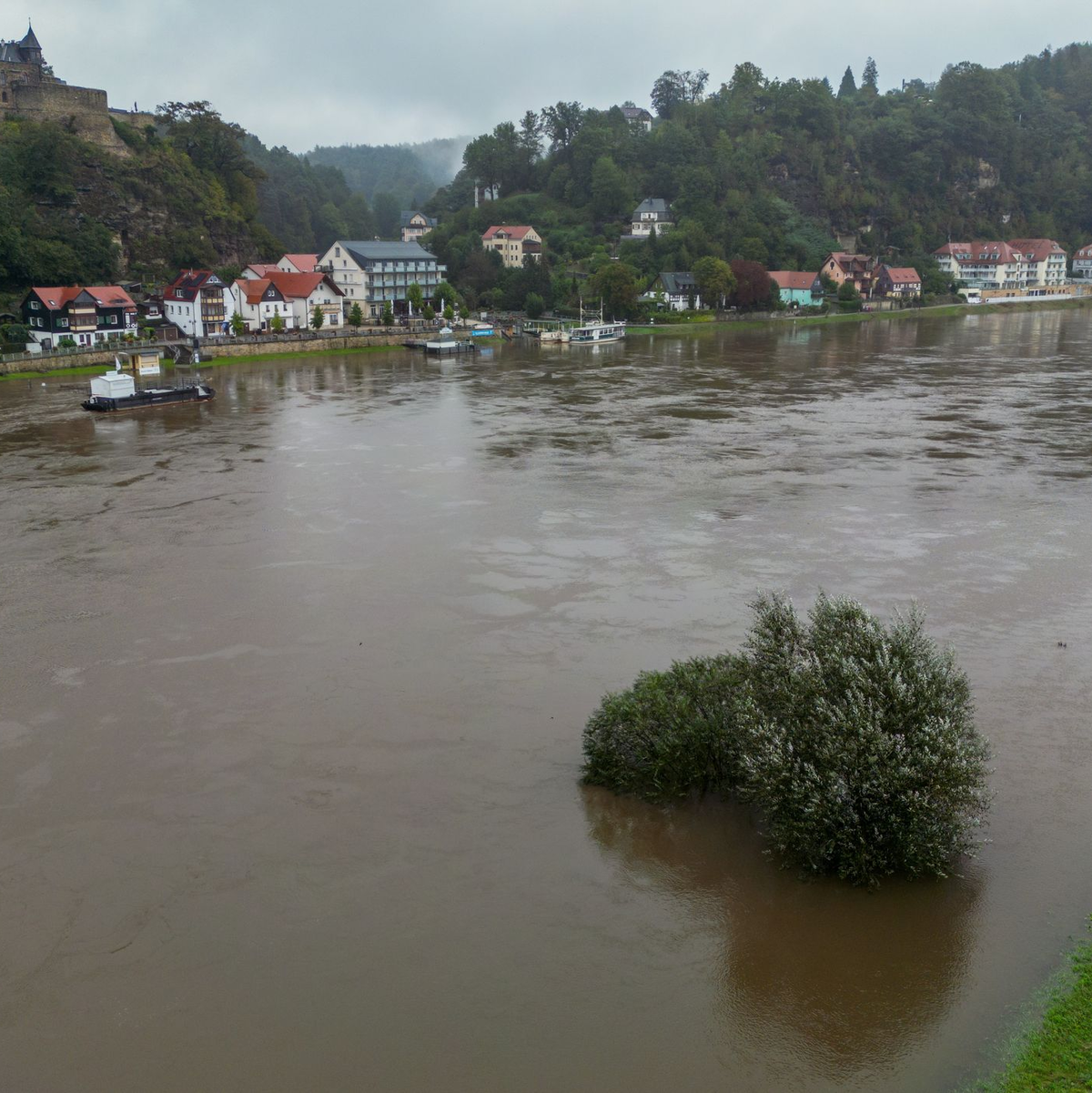 In Ostsachsen wird spätestens zur Wochenmitte die höchste Alarmstufe erreicht. - Foto: Jan Woitas/dpa