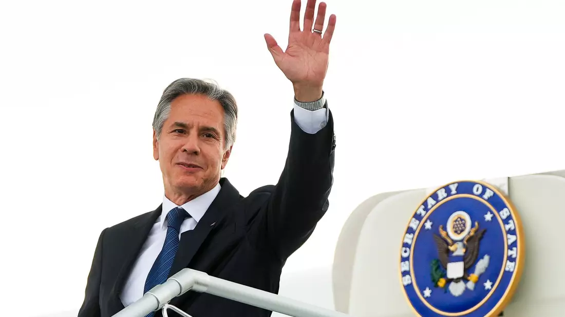US-Außenminister Blinken will sich weiter für eine Waffenruhe im Gaza-Krieg einsetzen. (Archivbild) - Bild: Mark Schiefelbein/Pool AP/dpa