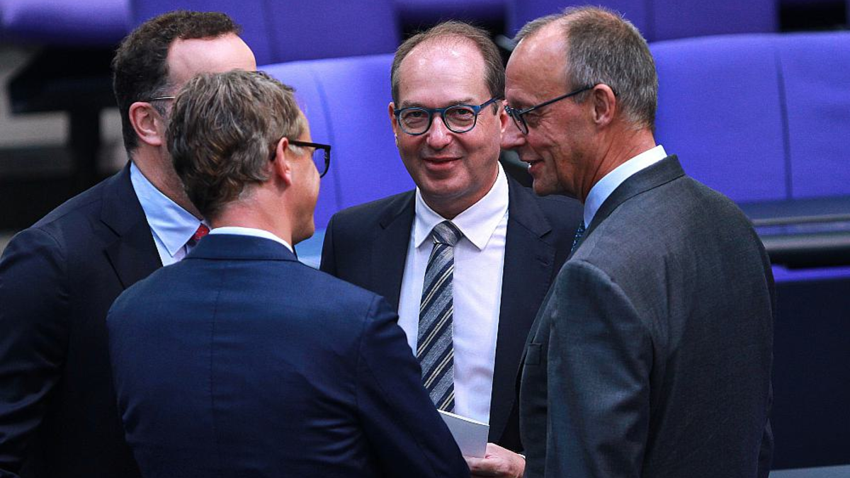 Spahn, Linnemann, Dobrindt, Merz (Archiv) - Foto: über dts Nachrichtenagentur