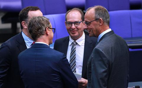 Spahn, Linnemann, Dobrindt, Merz (Archiv) - Foto: über dts Nachrichtenagentur