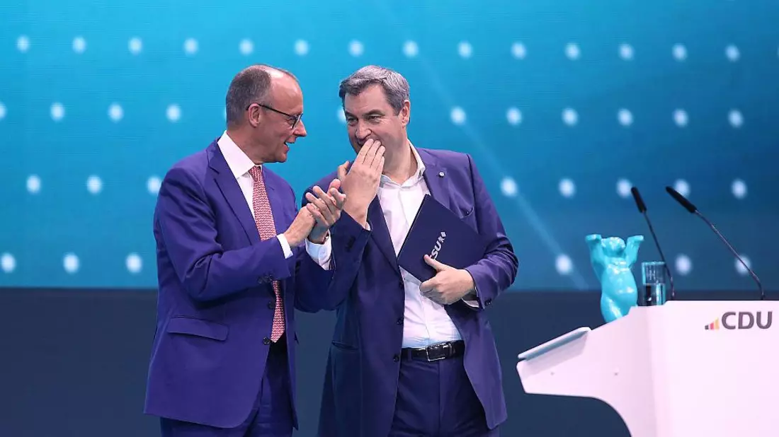 Friedrich Merz und Markus Söder (Archiv) - Bild: über dts Nachrichtenagentur