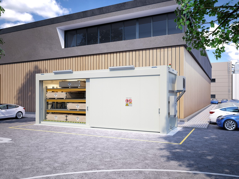 Große Akkus - größter Schutz: DENIOS stellt neues Lagersystem vor - Foto: presseportal.de