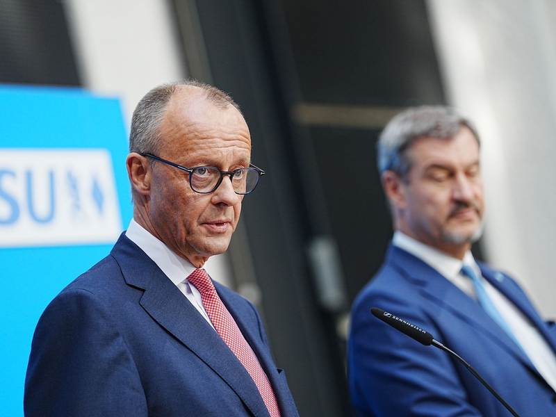 Erstmals Kanzlerkandidat: CDU-Chef Friedrich Merz - Foto: Kay Nietfeld/dpa