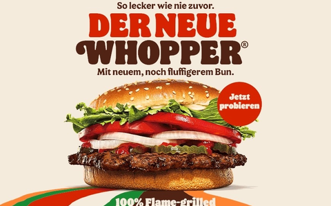 BURGER KING® FEIERT 70. GEBURTSTAG MIT IKONISCHEM WHOPPER® - Foto: presseportal.de