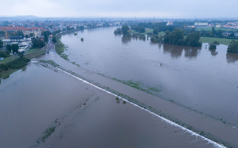 In Sachsen wird das Hochwasser laut Umweltminister vergleichsweise glimpflich verlaufen. - Foto: Sebastian Kahnert/dpa