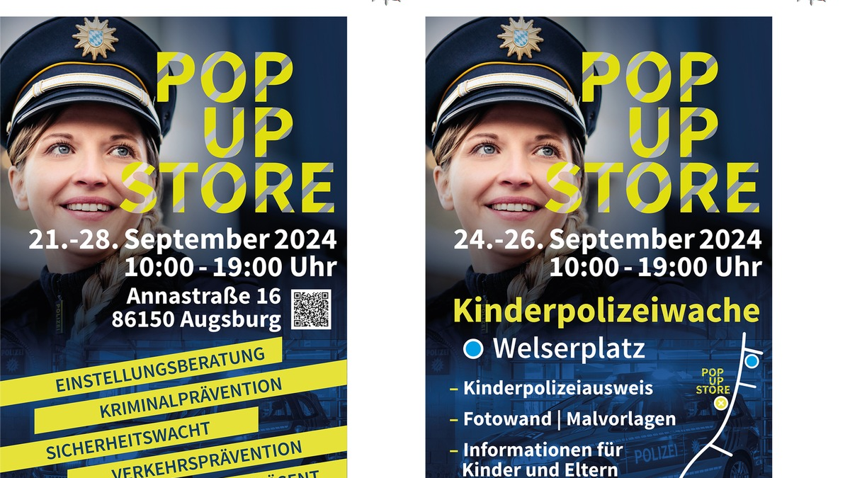 POL Schwaben Nord: Veranstaltungen der Polizei am Wochenende - Foto: presseportal.de