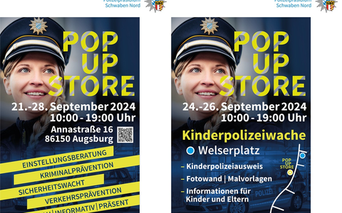 POL Schwaben Nord: Veranstaltungen der Polizei am Wochenende - Foto: presseportal.de