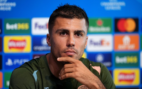 Spaniens Europameister Rodri warnt vor Überbelastung der Fußballprofis. - Foto: Martin Rickett/PA Wire/dpa Spaniens Europameister Rodri warnt vor Überbelastung der Fußballprofis. - Foto: Martin Rickett/PA Wire/dpa