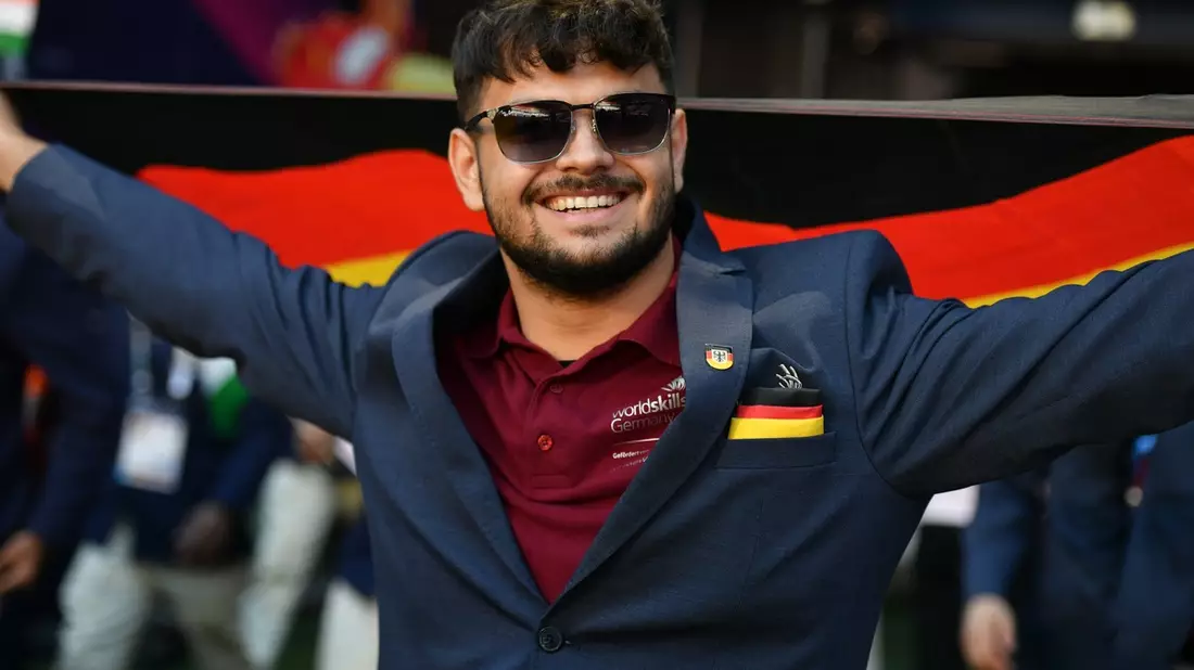 WorldSkills 2024: Deutschland holt die Silbermedaille / Jason Scherer ist Vize-Weltmeister der Fahrzeuglackierer - Bild: presseportal.de