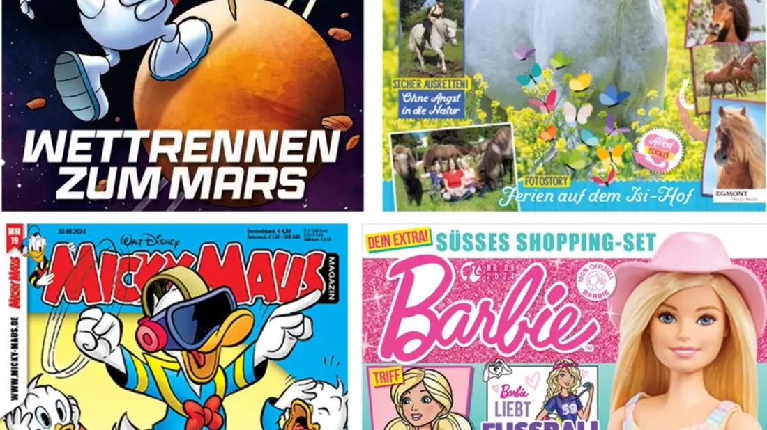 Egmont Ehapa Media überzeugt mit starken Reichweiten im KINDER MEDIEN MONITOR 2024 - Bild: presseportal.de