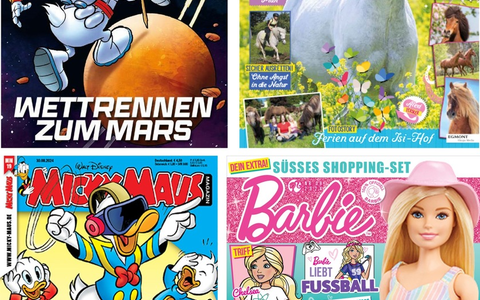 Egmont Ehapa Media überzeugt mit starken Reichweiten im KINDER MEDIEN MONITOR 2024 - Foto: presseportal.de