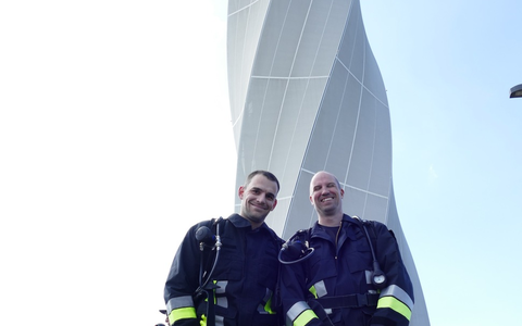 Feuerwehr Nürnberg: Angehörige der Feuerwehr Nürnberg starteten beim 5. TK Elevator Towerrun in Rottweil - Foto: presseportal.de Feuerwehr Nürnberg: Angehörige der Feuerwehr Nürnberg starteten beim 5. TK Elevator Towerrun in Rottweil - Foto: presseportal.de
