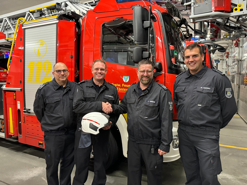 FW Tönisvorst: Zwei neue Führungskräfte für die Tönisvorster Wehr - Foto: presseportal.de