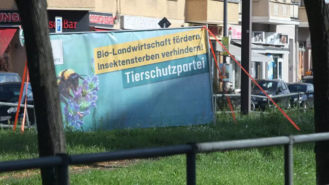 Wahlplakat für Tierschutzpartei (Archiv) - Bild: über dts Nachrichtenagentur
