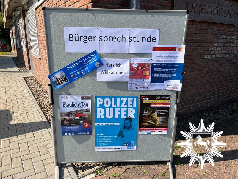 POL-NOM: Bürgergespräche mit der Polizei gehen in die nächste Runde - Foto: presseportal.de