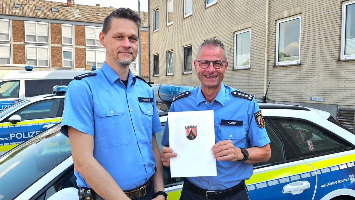 POL-PPKO: Neuer Bezirksbeamter für den Stadtteil Koblenz-Metternich - Foto: presseportal.de