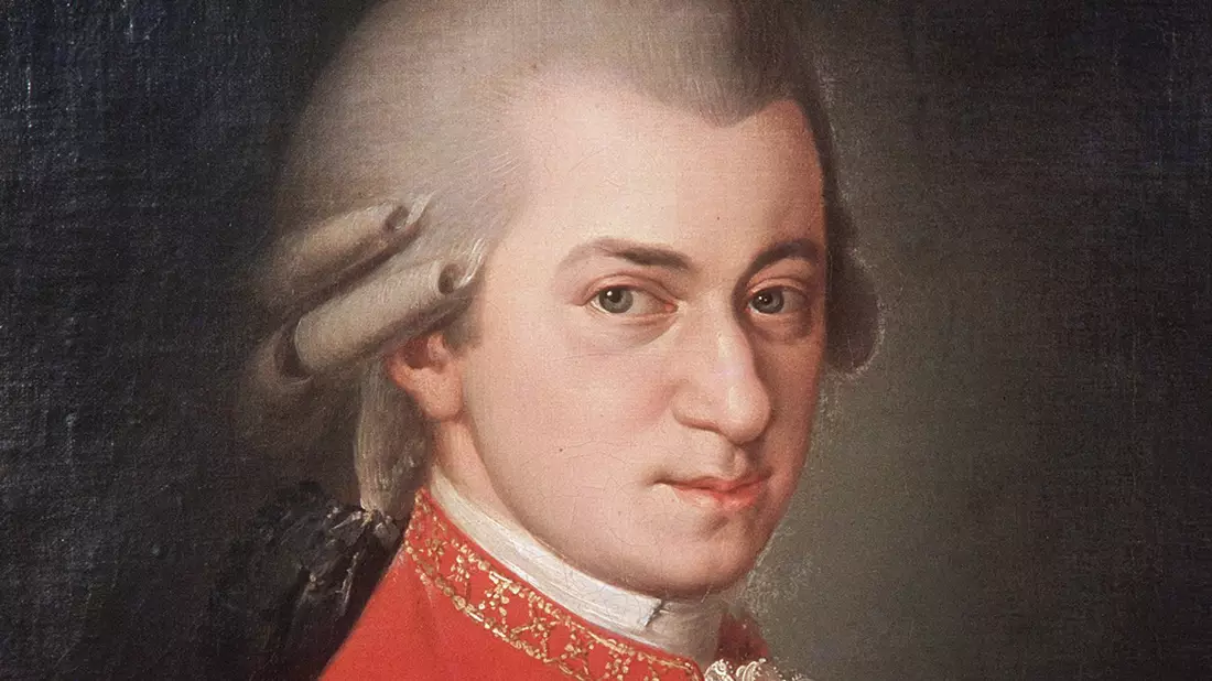 Undatierte Aufnahme eines Porträts in Öl des Komponisten Wolfgang Amadeus Mozart (1756-1791). (Archivbild) - Bild: Andy Bernhaut/dpa