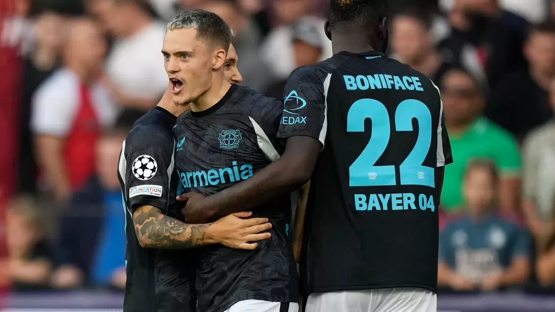 Problemloser Champions-League-Start für Bayer Leverkusen - Bild: Peter Dejong/AP/dpa