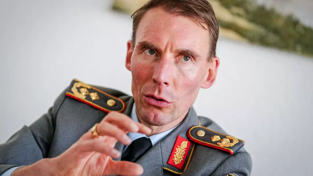 Generalmajor Freuding - Bild: Kay Nietfeld/dpa