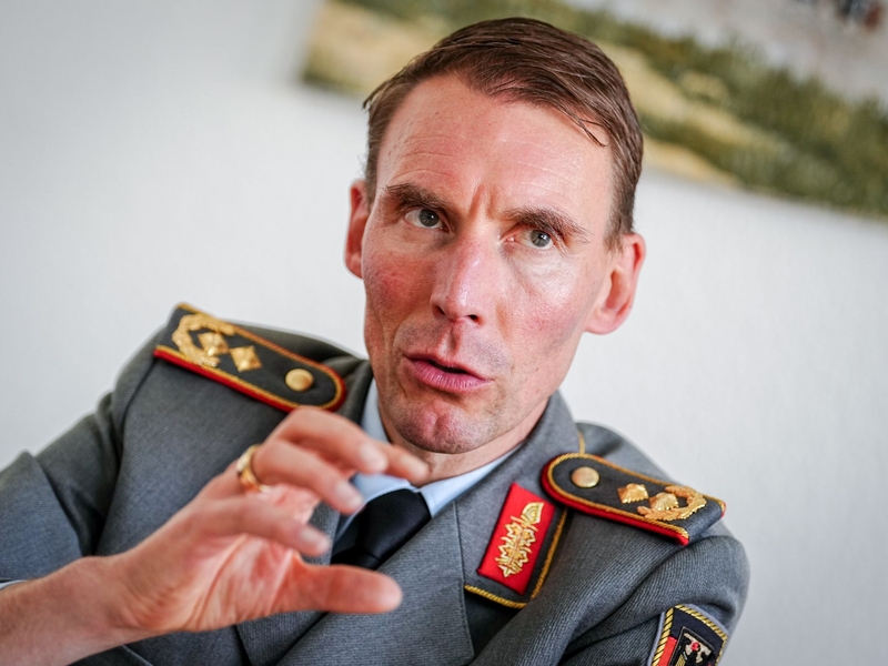 Generalmajor Freuding - Foto: Kay Nietfeld/dpa