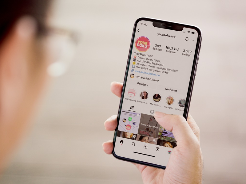 Dokus, die Du fühlst: Neuer Instagram-Kanal für junge Frauen - Foto: presseportal.de