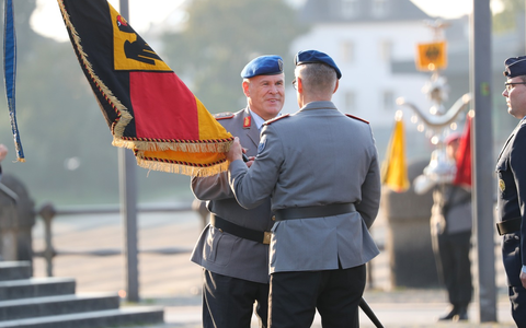 Übergabe und Feierliche Serenade am Deutschen Eck in Koblenz - Foto: presseportal.de