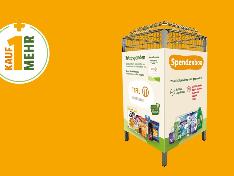 Lidl startet Kauf-1-mehr-Aktion für die Tafel in Deutschland / Tafel-Woche in den Lidl-Filialen: Lang haltbare Lebensmittel und Hygieneartikel spenden und sparen - Foto: presseportal.de
