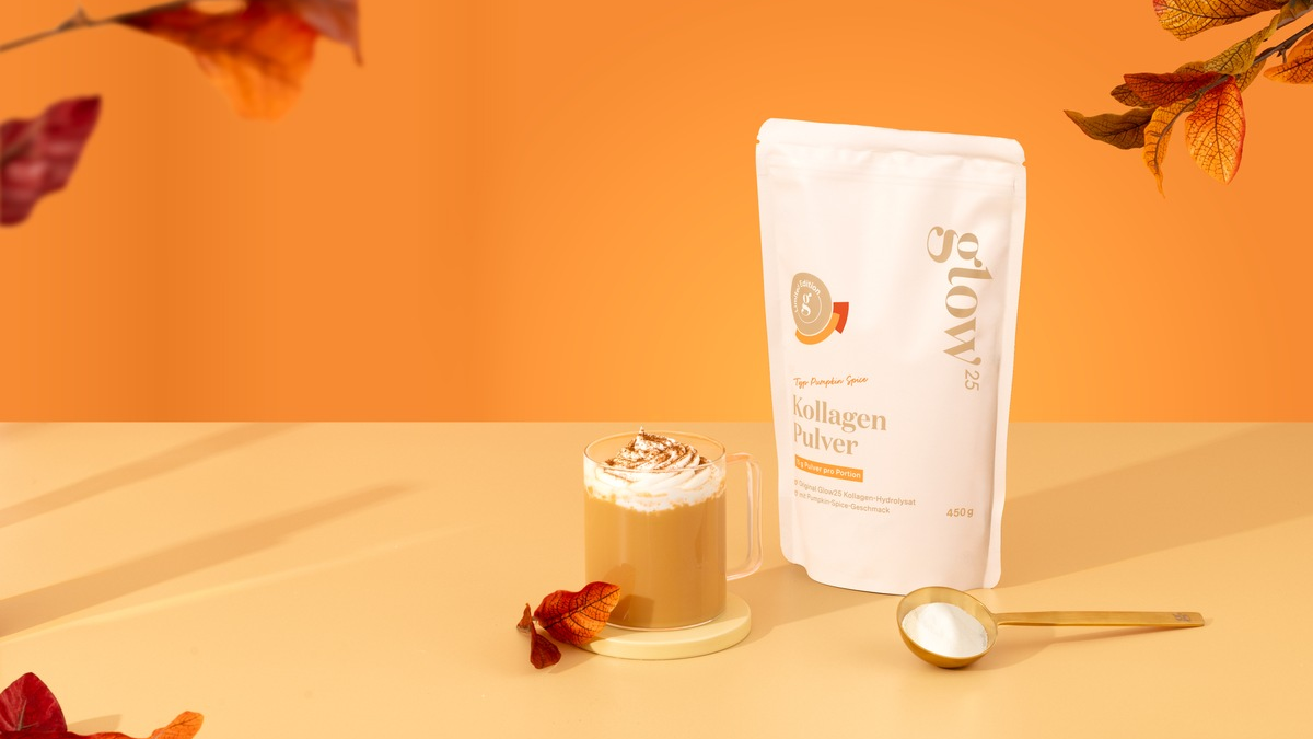 Glow25 läutet den Herbst ein / Die Beauty-Innovation des beliebten Pumpkin Spice Latte - Foto: presseportal.de