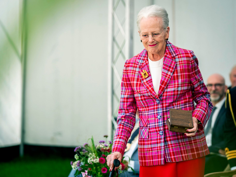 Die frühere Monarchin wird in den kommenden Monaten eine Halskrause tragen müssen. (Archivbild) - Foto: Ida Marie Odgaard/Ritzau Scanpix Foto/AP/dpa