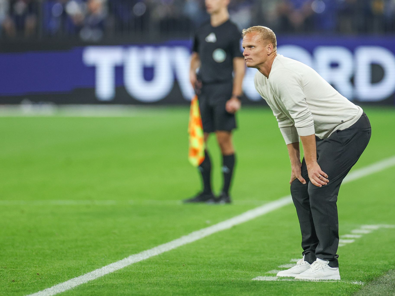 Schalkes Sportdirektor Marc Wilmots muss wohl auch gehen. - Foto: Tim Rehbein/dpa