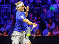 Alexander Zverev ist beim Laber Cup zum fünften Mal dabei. - Foto: Andreas Gora/dpa