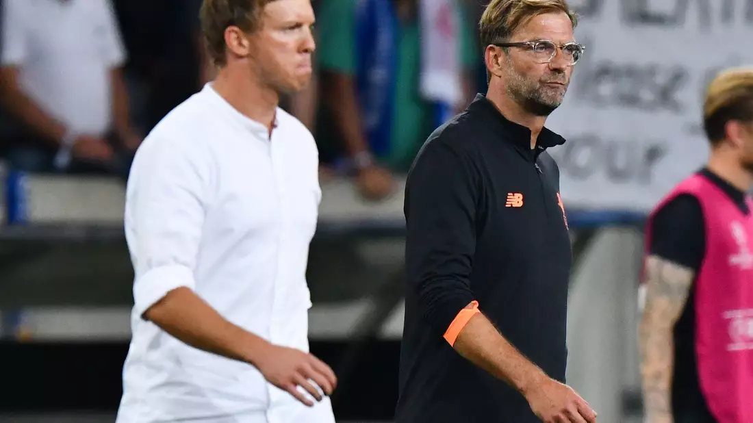 Jürgen Klopp könnte womöglich eines Tages Nachfolger von Julian Nagelsmann als Bundestrainer werden. - Bild: picture alliance / Uwe Anspach/dpa