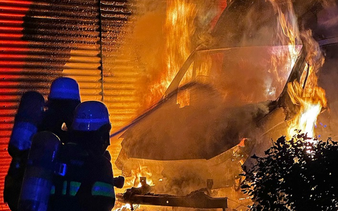 FW-M: Brandserie im nördlichen Stadtgebiet (Am Hart / Euro-Industriepark) - Foto: presseportal.de