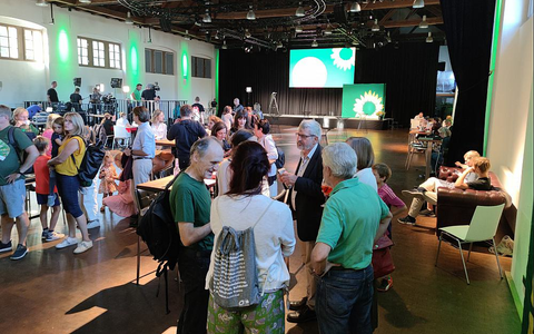 Grünen-Wahlparty in Brandenburg am 22.09.2024 - Foto: über dts Nachrichtenagentur