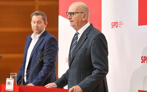 Lars Klingbeil und Dietmar Woidke am 23.09.2024 - Foto: über dts Nachrichtenagentur