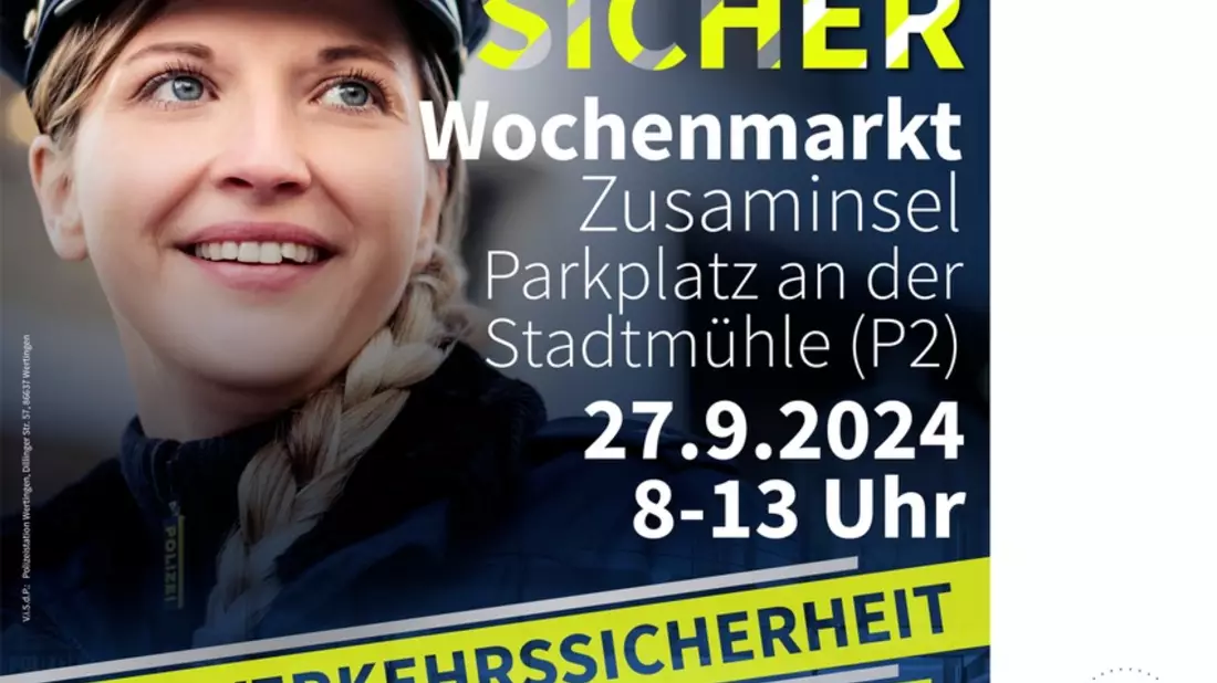 POL Schwaben Nord: Veranstaltung der Polizei am Wochenende - Bild: presseportal.de