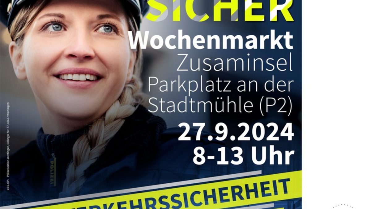 POL Schwaben Nord: Veranstaltung der Polizei am Wochenende - Foto: presseportal.de