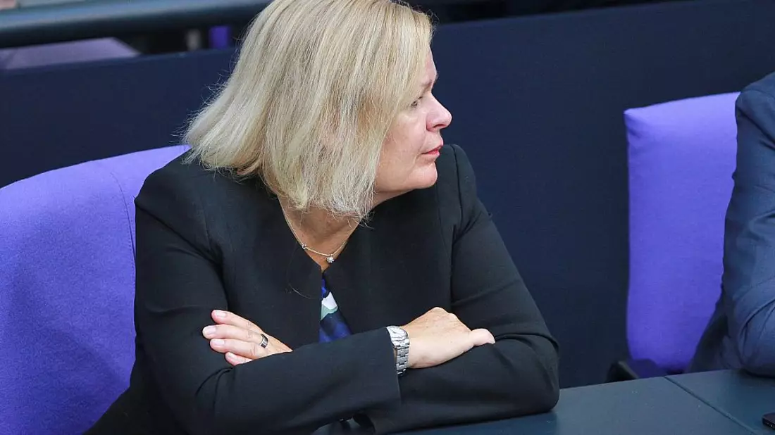 Nancy Faeser (Archiv) - Bild: über dts Nachrichtenagentur